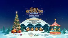 Sărbătorile de Crăciun în cel mai frumos decor al Capitalei! Târgul Metropolitan al Iernii a prins viață în Parcul Circului