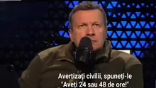 Delir extrem la televiziunea rusă: „Trebuie să-i distrugem pe toți”. Discursul șocant al lui Vladimir Soloviov
