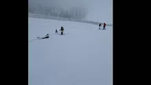 Momente de panică pe pârtie după un incident tehnic. Cum au fost puși în pericol turiștii din Poiana Brașov (VIDEO)