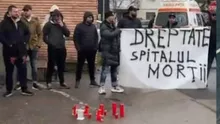 Moartea unui tânăr pacient scoate oamenii în stradă. Protest spontan la Spitalul Județean din Buzău
