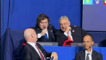 VIDEO: Javier Milei și Viktor Orban au făcut senzație la Consiliul Păcii. Cum s-au amuzat cei doi: „Dacă continuăm așa, ne vor despărți”