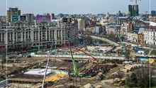 Cum arată lucrările de modernizare a Planșeului Unirii. Construcții Erbașu: „Unul dintre cele mai complexe șantiere de infrastructură din București” (FOTO)