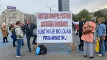 Scandal la mitingul pentru Ilie Bolojan în Piața Victoriei. Fostul ministru Radu Berceanu, scos din mulțime de jandarmi: „Dă banii înapoi, borfașule!” (VIDEO)