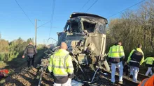Tragedie feroviară soldată cu un mort. Un tren de mare viteză a lovit un camion militar