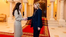 Olena Zelenska și Mirabela Grădinaru s-au întâlnit la Cotroceni în timpul summitului B9. Ce proiect academic a adus-o la București pe Prima Doamnă a Ucrainei (GALERIE FOTO)