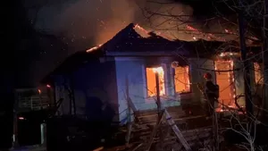 Incendiu devastator într-o gospodărie din Botoșani. Doi bărbați au murit în flăcări
