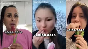 Încă un trend bizar în online: Tinerele se filmează în timp ce mănâncă lalele. Medicii avertizează: „Lalelele au un grad de toxicitate și pot produce iritații”