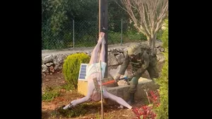 Un soldat israelian a distrus cu barosul o statuie a lui Iisus. Ce sancțiuni a decis armata israeliană