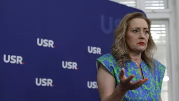 Lasconi: „Pe cine încurc dacă tot am doar 4% în sondaje?” / Întrebată despre afirmația lui Simion, că unii lideri USR vin din servicii: „Eu pot să cred orice” (VIDEO)