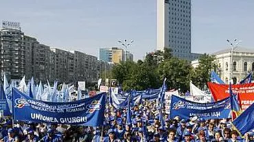 Sindicatele vor organiza un miting cu 50.000 de oameni în ziua votului moţiunii