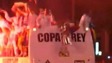 Real Madrid a obţinut Cupa Spaniei după 20 de ani şi a spart-o sub roţile autocarului