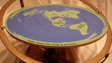 O hartă a pământului plat veche de 120 de ani a fost donată Bibliotecii Congresului American (FOTO)