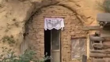 Sibiu: Un bărbat și o femeie trăiesc într-o grotă săpată într-un deal. Cei 5 copii au fost dați în plasament