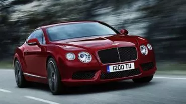 Bijuterie auto britanică: Bentley lansează noul Continental V8