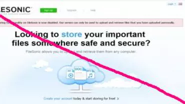 FileSonic.com, pe urmele MegaUpload.com din cauza FBI? Site-ul nu mai permite descărcarea fișierelor