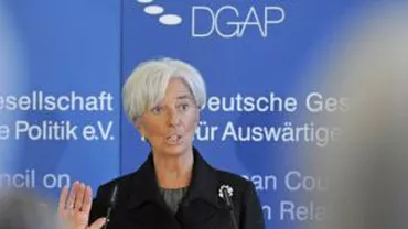 Şeful FMI, Christine Lagarde: Europa se poate scufunda în 2012 dacă nu măreşte fondul permanent de salvare