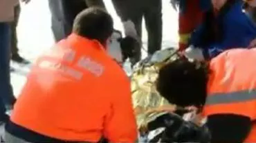 Pacienta de la Pitești care a suferit arsuri grave, adusă cu elicopterul pe Aeroportul Băneasa și preluată de o ambulanță