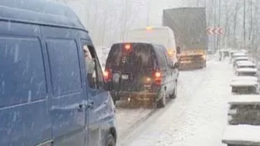 DN1 București - Ploiești, restricționat pentru vehicule cu masa mai mare de 3,5 tone. VEZI situația generală a traficului rutier