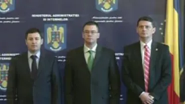 Predare de ștafetă la Interne: Igaș i-a înmânat mandatul lui Berca. Ungureanu: MAI trebuie să se implice total în organizarea alegerilor (VIDEO)
