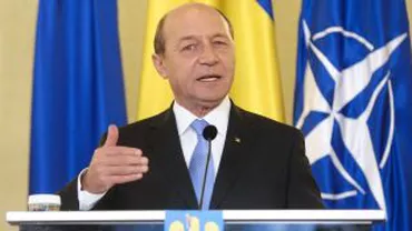 Traian Băsescu susține o declarație de presă la Palatul Cotroceni, după consultările cu liderii coaliției
