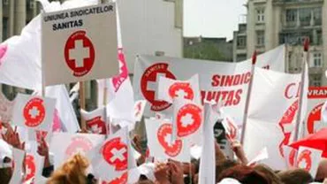 Cadrele medicale ar putea ieși din nou în stradă: Sindicaliştii de la Sanitas, nemulţumiţi de subfinanţarea sistemului sanitar
