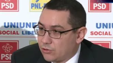 Victor Ponta: USL nu participă la dezbaterile privind revizuirea Constituției