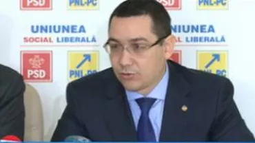 Victor Ponta: Robert Negoiță, candidatul USL la Primăria Sectorului 3
