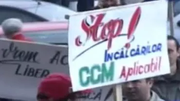 Noi proteste la Constanța: 300 de sindicaliști au blocat intrarea în sediul Administrației Porturilor Maritime
