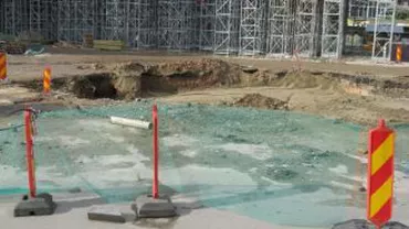 Descoperire arheologică la Craiova: Un grup de constructori a scos la iveală ruinele unei clădiri datând din secolul al XIX-lea