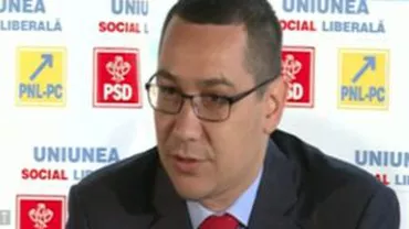 Victor Ponta: Lista miniştrilor va fi făcută publică la 1 mai