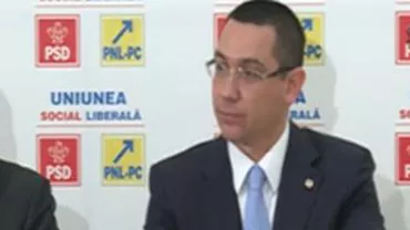 Victor Ponta: I-am transmis lista cu miniștri președintelui Traian Băsescu