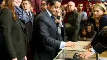 Nicolas Sarkozy a votat în al doilea tur al alegerilor prezidenţiale din Franţa