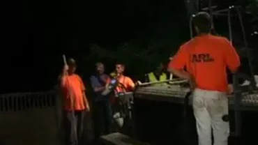 Asfaltare în miez de noapte la Baia Mare: Localnicii revoltați au încercat să oprească lucrările