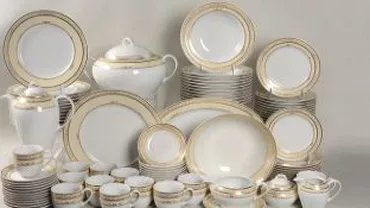 BNR vrea să cumpere farfurii brodate cu fir de aur, de 66.000 euro. Ce scop au şi care sunt criteriile de evaluare