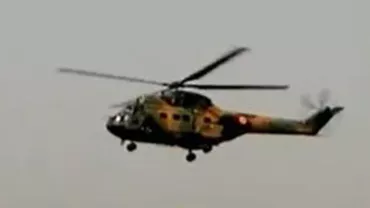 Buzău: Un elicopter militar cu trei pasageri s-a prăbușit. Toți cei de la bord au decedat