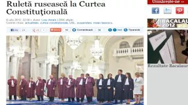 REVISTA PRESEI - Luni, 9 iulie: Suspendarea președintelui intră pe teren juridic, la Curtea Constituțională, și dezastrul de la Bacalaureat - principalele teme