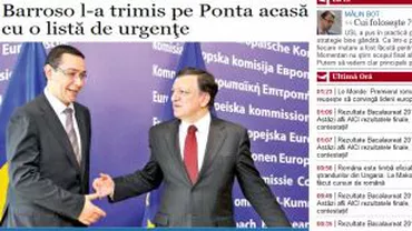 REVISTA PRESEI – Vineri, 13 iulie: UE îi cere lui Ponta să ia măsuri urgente pentru respectarea statului de drept și intervenţiile BNR în piaţă – principalele subiecte