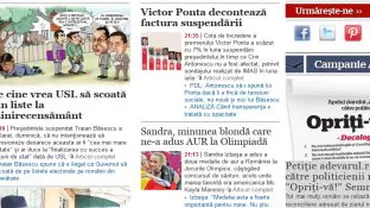 REVISTA PRESEI – Luni, 6 august: Mini-recensământul pentru actualizarea listelor electorale și aur olimipic la sărituri câștigat de Sandra Izbașa – principalele subiecte