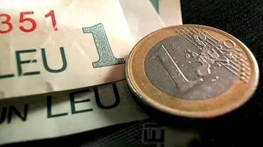 Cursul leu-euro, la minimul ultimelor șase săptămâni: Valoarea de referință este de 4,4924 lei/euro