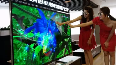 LG lansează pe piață televizorul ultra-definition cu ”cel mai mare ecran din lume”