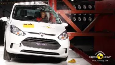 Ford B-Max obține cinci stele, punctajul maxim la testele Euro NCAP