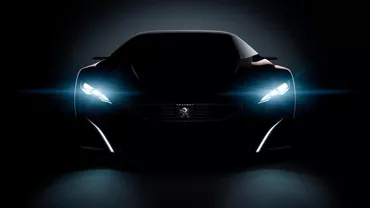 Peugeot Onyx: Conceptul futuristic apare într-un video teaser înaintea debutului de la Paris (VIDEO)