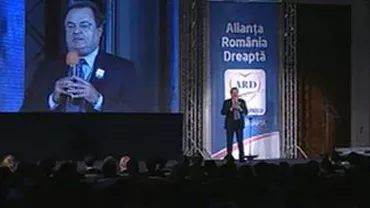 Alianţa România Dreaptă, lansată. Blaga: Minciuna a ajuns politică de stat, primul mincinos este premierul Ponta