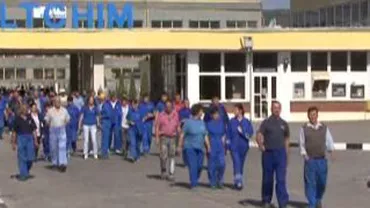 Angajații Oltchim vor primi salariile restante până la sfârșitul săptămânii, când se va și relua parțial activitatea la combinat