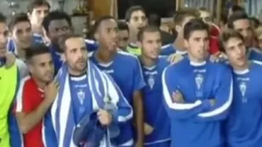 Cum au sărbătorit fotbaliștii de la Alcoyano faptul că au picat cu Real Madrid în Cupa Spaniei (VIDEO)