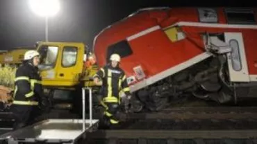Accident feroviar în Harghita: Un bărbat a murit după ce o autoutilitară a fost lovită de un tren