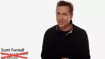 Apple îl concediază pe şeful diviziei de software pentru dispozitive mobile, Scott Forstall