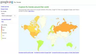 Google Flu Trends, disponibil acum și în România