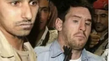 Nebunie în Arabia Saudită: I-au pus arma la gât lui Messi (FOTO)