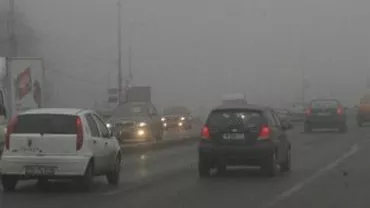 Avertizare de ceață densă pentru șapte județe